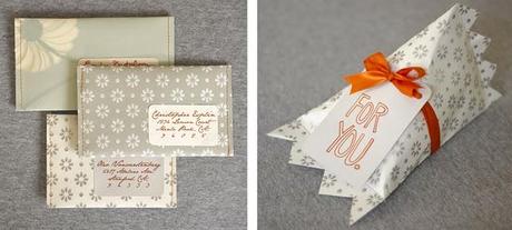 Packaging Regalos: coser el papel de regalo