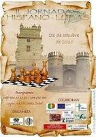 Cartel de las II Jornadas Hispano Lusas de Ajedrez