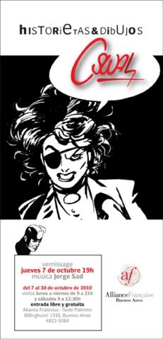 OSWAL POR 2: LIBRO DE SONOMAN Y MUESTRA EN LA ALIANZA FRANCESA