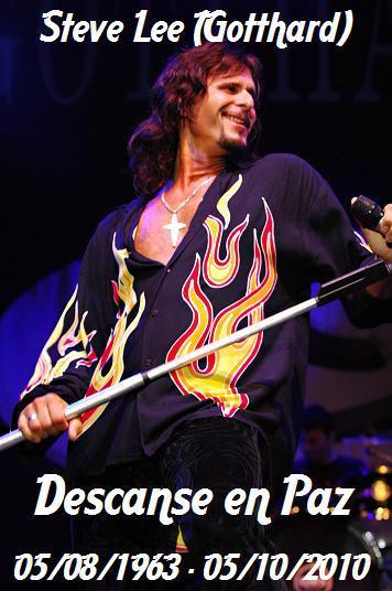 Fallece Steve Lee, cantante de Gotthard Fallece Steve Lee, cantante de Gotthard