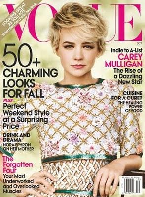 Fantástica Carey Mulligan en portada de Vogue USA
