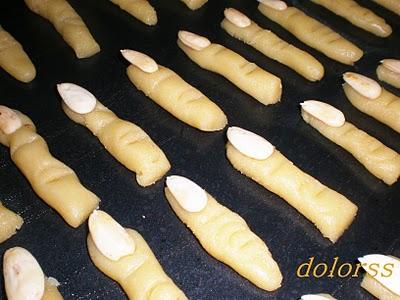 GALLETAS  DEDOS DE BRUJA