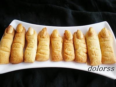 GALLETAS  DEDOS DE BRUJA