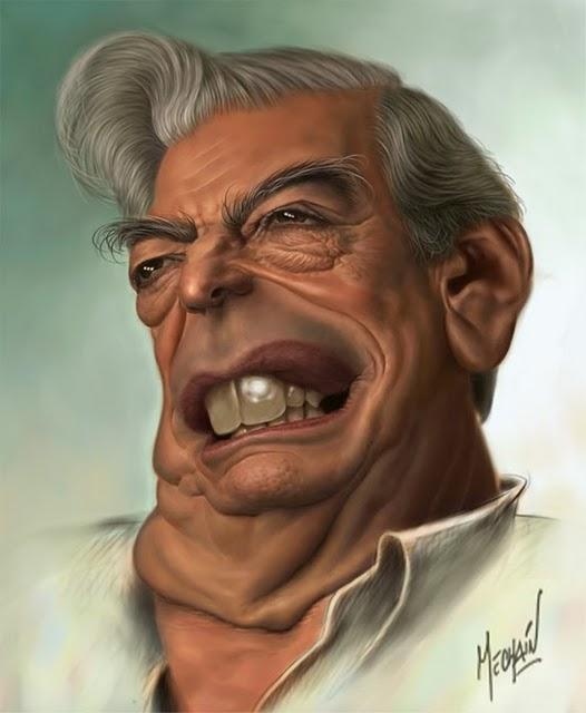 Mario Vargas Llosa, caricaturas de NOVEL !!!!