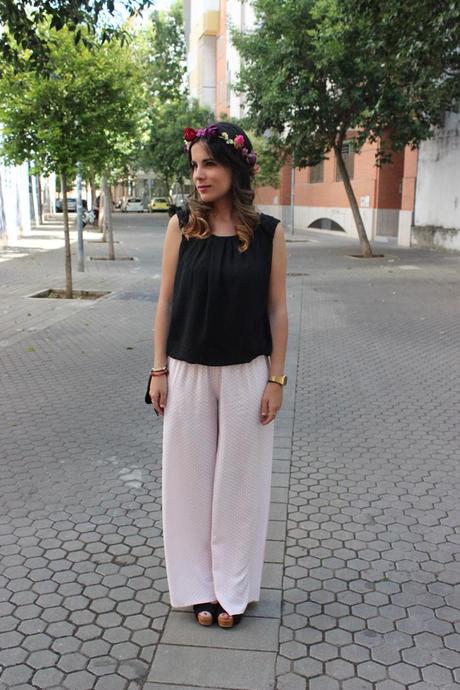 W.I.W: palazzo & flower crown