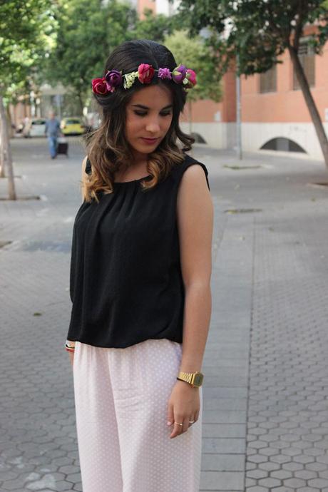 W.I.W: palazzo & flower crown