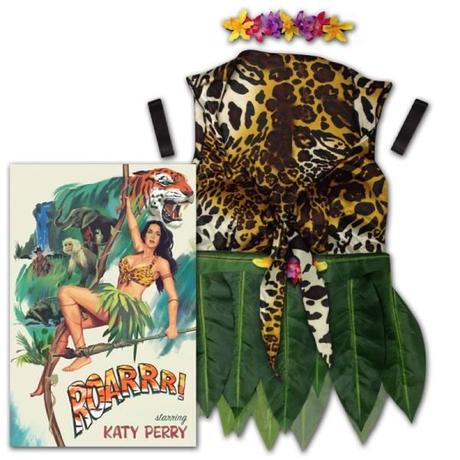 vestuario de Katy Perry en Roar My book of experience