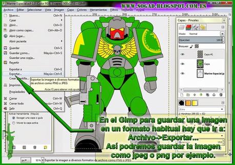 La Espada de Sogad: COLOREANDO UN MARINE ESPACIAL