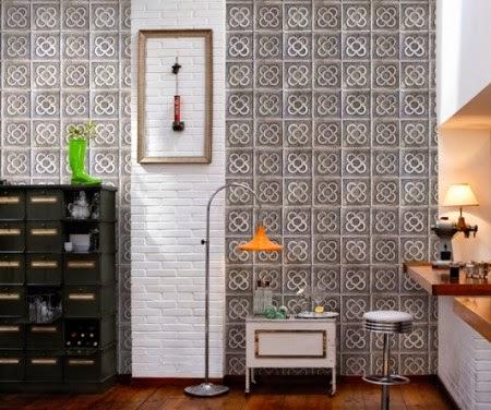 Mosaicos históricos en papel pintado