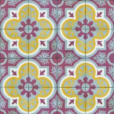 Mosaicos históricos en papel pintado