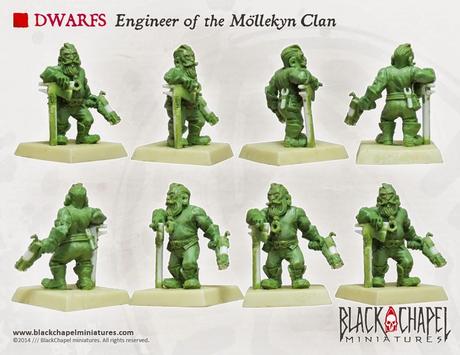 Dios nuevos enanos de BlackChapel miniatures