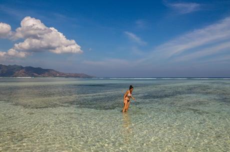 Buscando peces o imitando a Michael Jackson? Gili Air