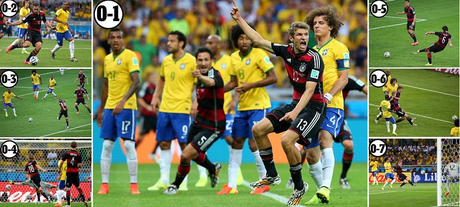 Histórico Alemania 7 - 1 Brasil semifinal Brasil 2014