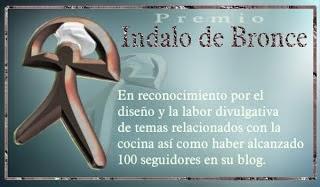 Premio Indalo de bronce por los 100 seguidores