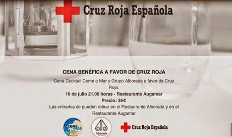 Cena Solidaria a favor de Cruz Roja Española por Alborada y Augamar