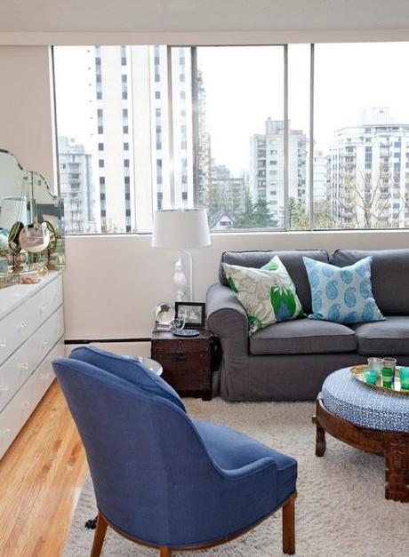 42 m² con mucho estilo en West End, Vancouver pisos en canada estilo nórdico interiores americanos canadienses estilo americano decoración pisos pequeños decoración minipisos decoración diseño de interiores blog decoración pisos pequeños blog decoración nórdica