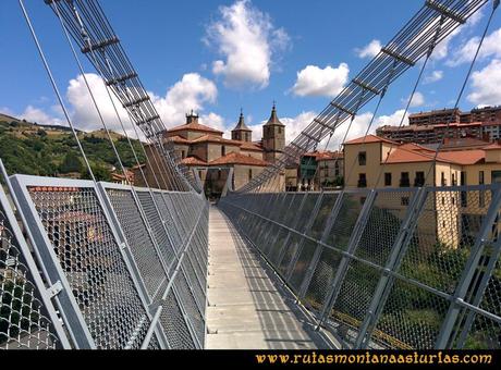 Ruta Cangas - Acebo: Puente Colgante