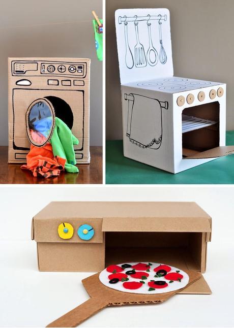 Miércoles de inspiración ♥ Deja volar tu imaginación con cajas de cartón Miércoles de inspiración ♥ Deja volar tu imaginación con cajas de cartón