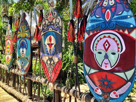 Me chifla esta decoración en Polinesia