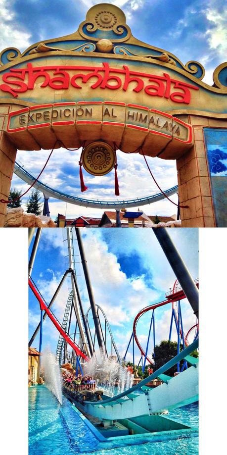 Esta vez no me subí en Huracán Kondor, ni Shambala porque no me encontraba muy bien. Pero sí al Dragon Khan (¡siempre!) y a Furius Baco, que me la había dejado el año pasado...