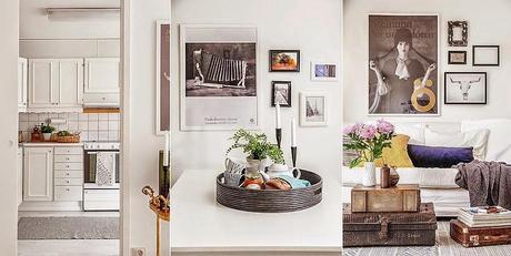 APARTAMENTO NÓRDICO DECORADO RECICLANDO MALETAS