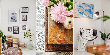 APARTAMENTO NÓRDICO DECORADO RECICLANDO MALETAS