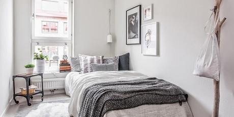 APARTAMENTO NÓRDICO DECORADO RECICLANDO MALETAS