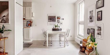 APARTAMENTO NÓRDICO DECORADO RECICLANDO MALETAS