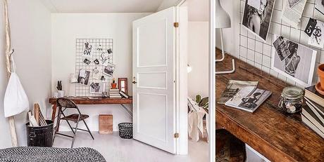 APARTAMENTO NÓRDICO DECORADO RECICLANDO MALETAS