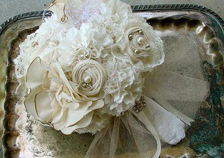 Ramos y tocados de novia. ¿Te animás a las flores de tela? - Paperblog