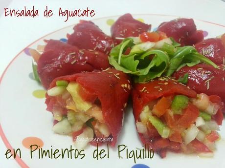 Ensalada de Aguacate en Piquillos