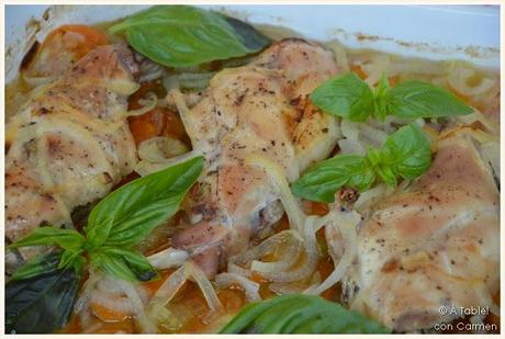 Conejo al Hinojo en su jugo