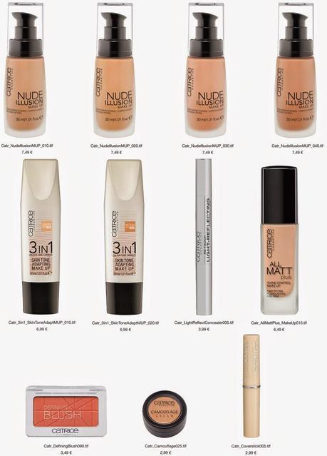 los nuevos productos para el lineal fijo de CATRICE