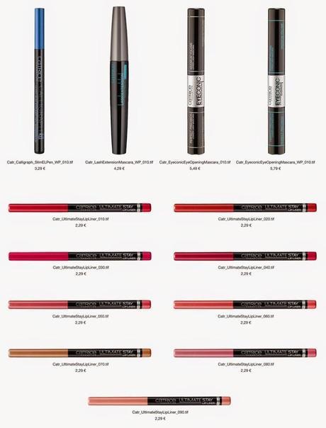 los nuevos productos para el lineal fijo de CATRICE