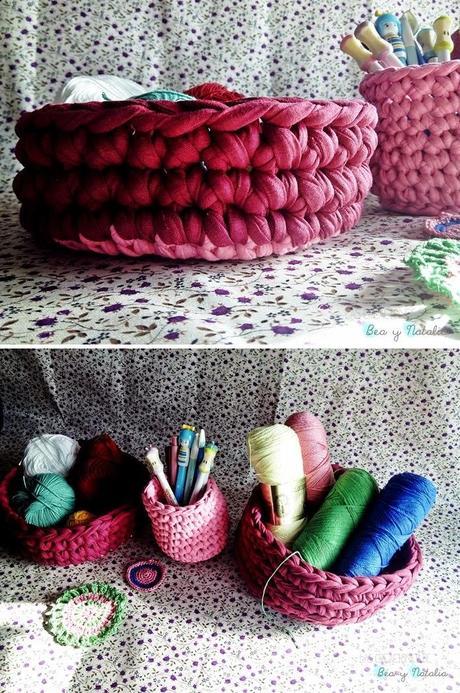 Cestos de trapillo VI