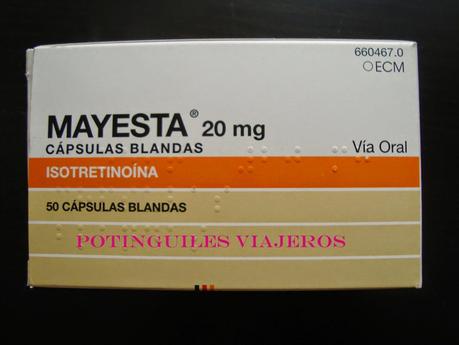 Mi experiencia con la Isotretinoína, Mayesta