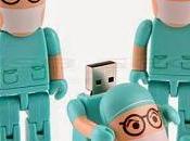 Perros policía olfatean discos duros memorias