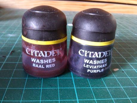 Tonos de lavados para las alas