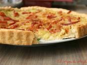 Tarta salada calabacín bacon