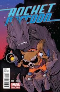 Portada de Jeff Smith para Rocket Raccoon Nº 1 exclusiva de la SDCC 2014 Rocket Raccoon Nº 1