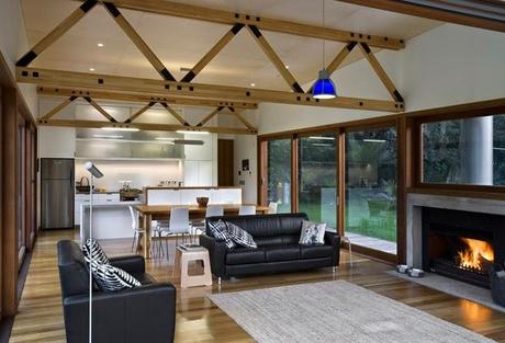Casa de Madera en Nueva Zelanda