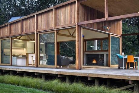 Casa de Madera en Nueva Zelanda