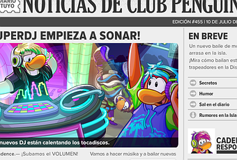 Periódico de Club Penguin #455 – Super DJ Empieza a Sonar! - Paperblog
