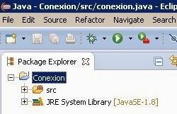Explorador de paquetes en Eclipse