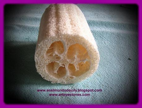 JARRON CON ESPONJA LUFA!!!