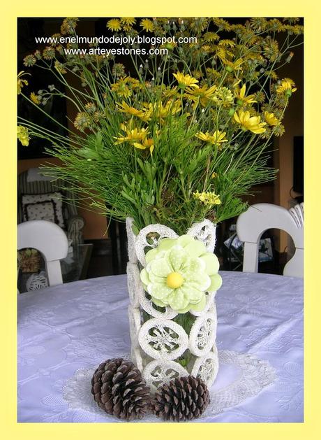 JARRON CON ESPONJA LUFA!!!