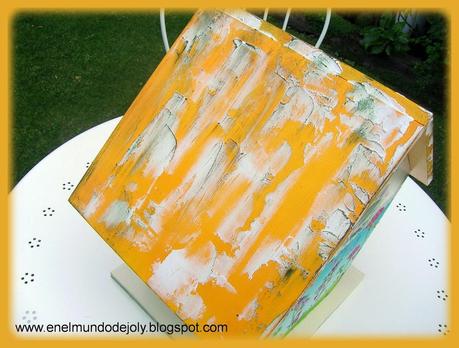 CASITA DE PAJAROS EN DECOUPAGE Y CON MULTICARGA!!