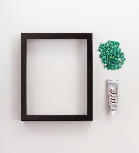 DIY: Marco con piedrecitas