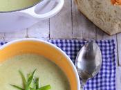 Receta crema calabacines compota peras