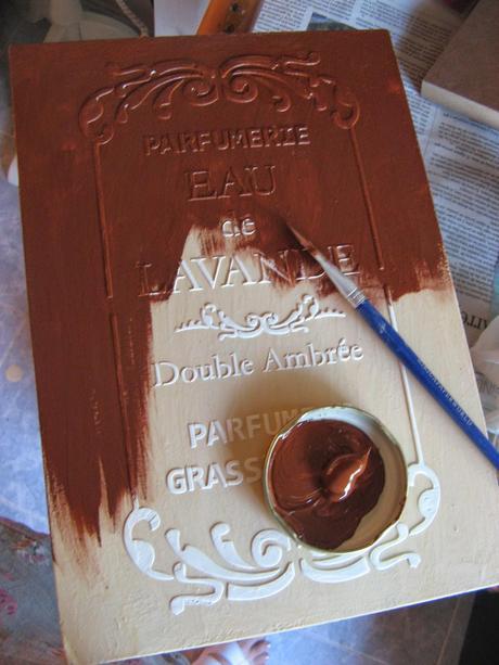 Cuadrito baño con Chalky 